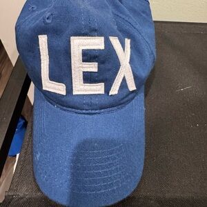 Blue Cap with LEX Embroidery